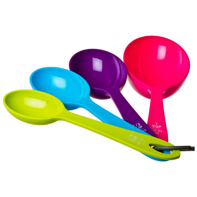 Set de tazas medidoras en forma de cucharas de colores